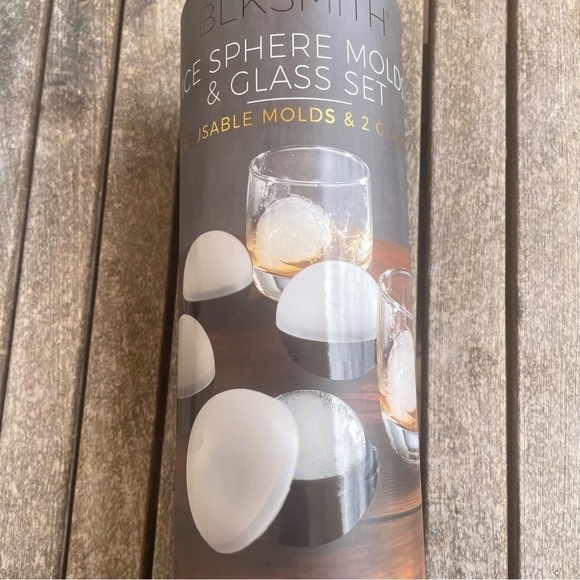 NEW! BLKSMITH Ice Sphere Molds & Cocktail Glass Set 🍹❄️ - Picture 10 of 10